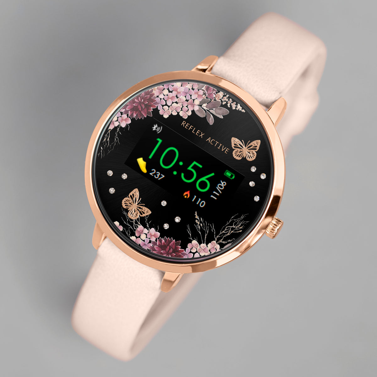 Classic Round Face Smart Watches - Series 03 By Reflex Active