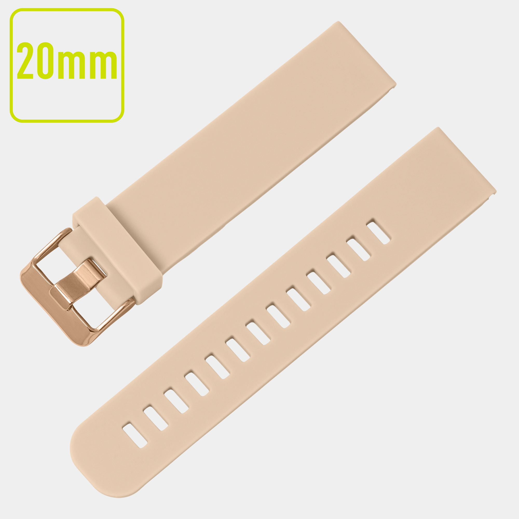 Silicone Strap 20mm