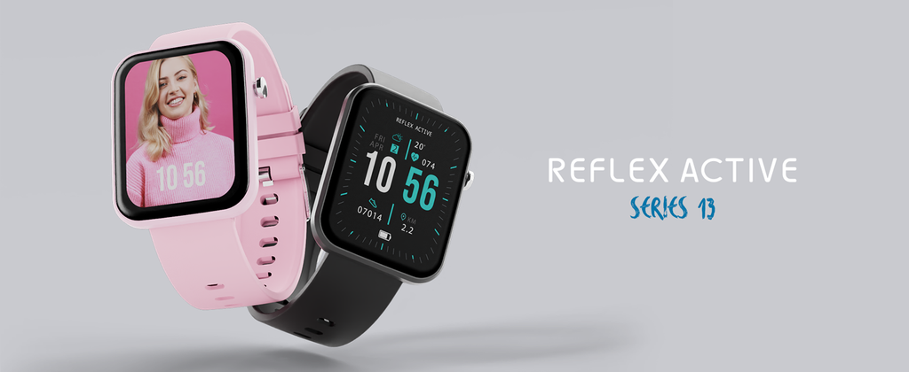 Stay on top of your game with the Reflex active series 13 smartwatch - your ultimate fitness companion