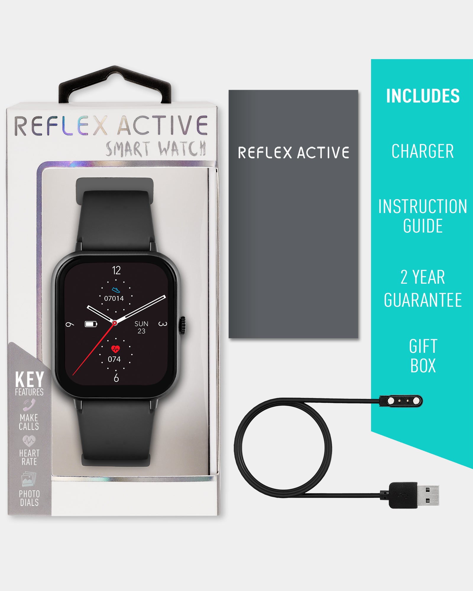 NEXUS 100 S Smart Watch Black Strap (Series 23)