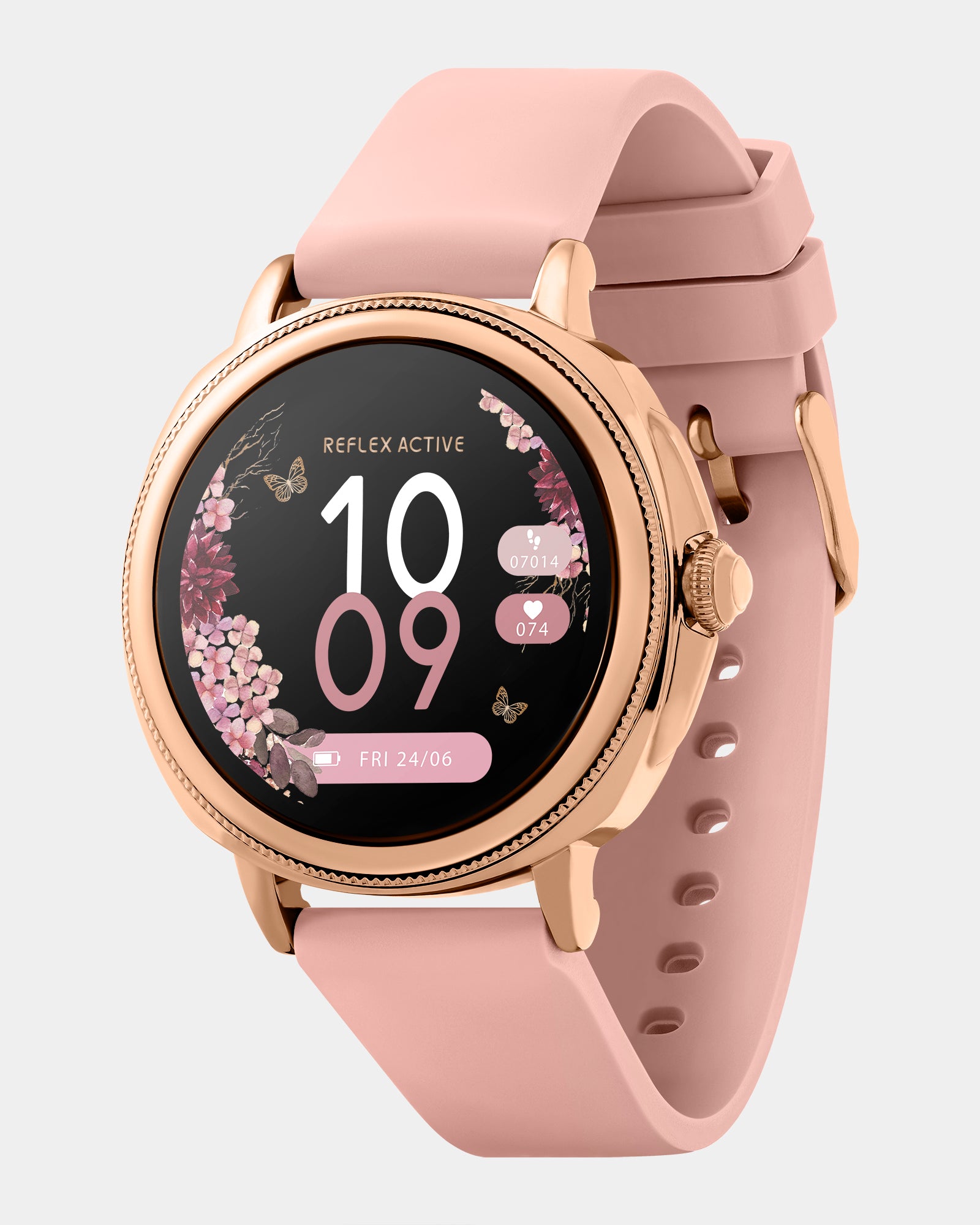 Series 25 Pink Rose Gold Calling Smart Watch