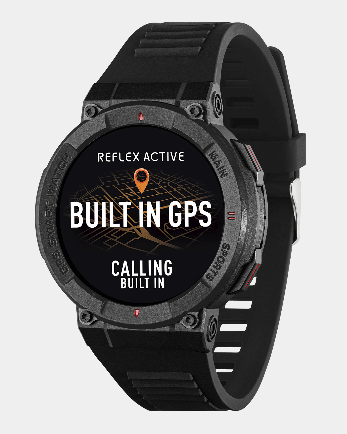 Series 43 Silicone Strap GPS Sports Smart Watch