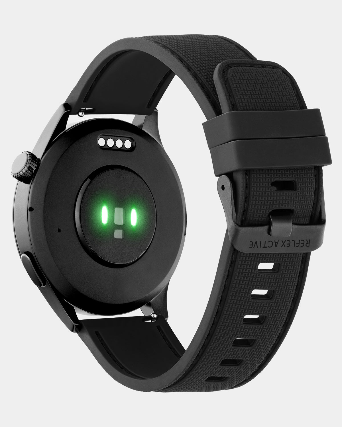 Reflex Active Dames digitaal quartz horloge met siliconen band RA06-2100, Zwart, riem Reflex Active Dames digitaal quartz horloge met siliconen band RA06-2100, Zwart, riem