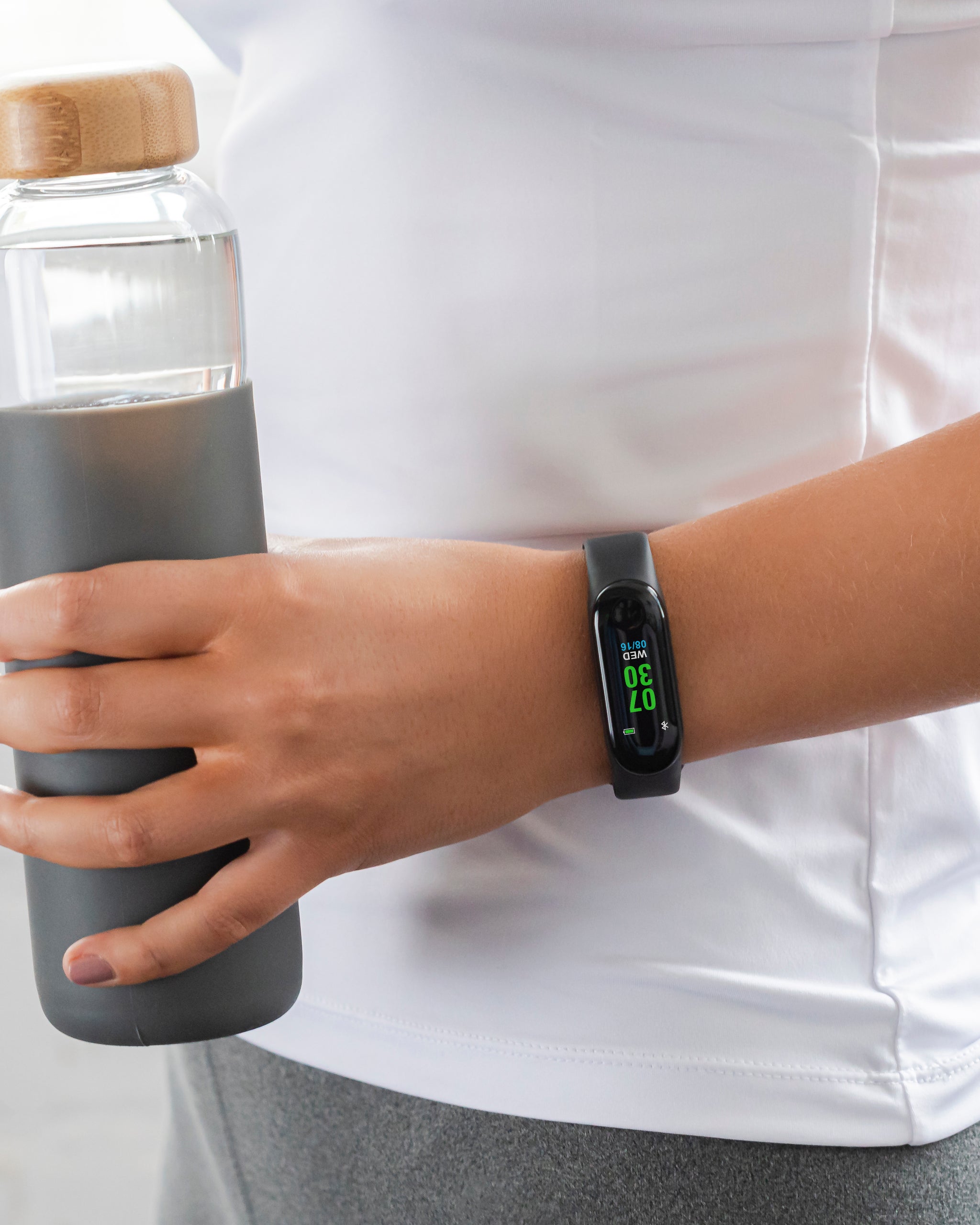Black Series 01 Slimline Fitness Tracker By Reflex Active