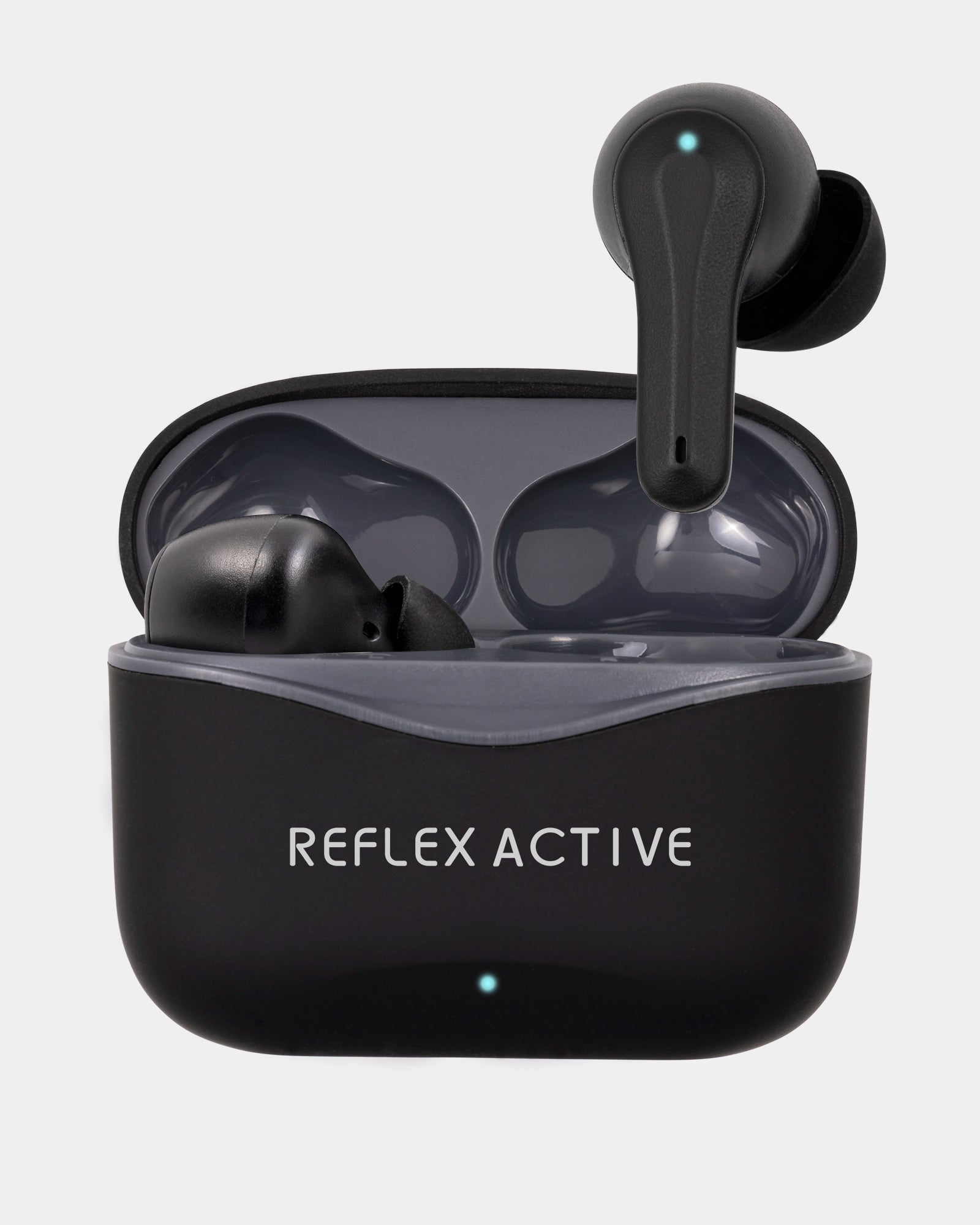 Black Noise Cancelling Bluetooth Earbuds - Main Image
